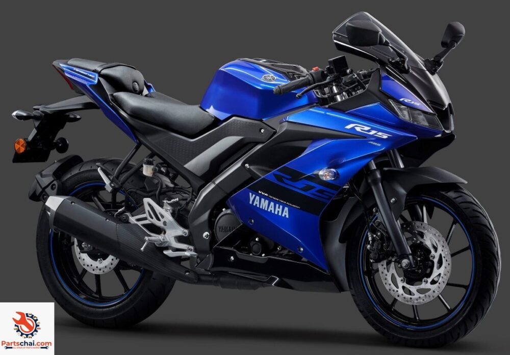 R15 V3 ABS Racing Blue - Image 2